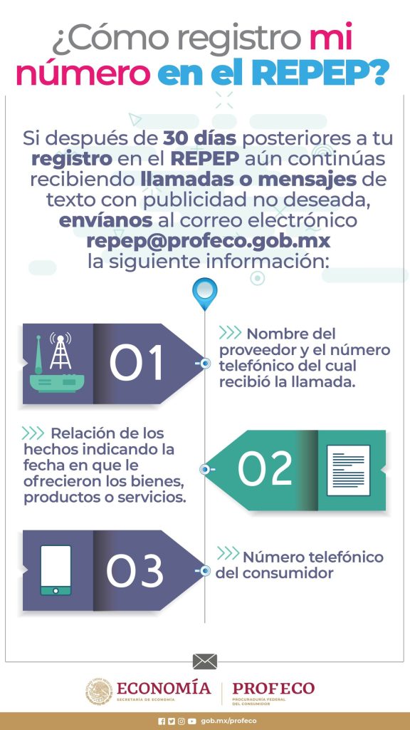 Denuncia por publicidad molesta REPEP